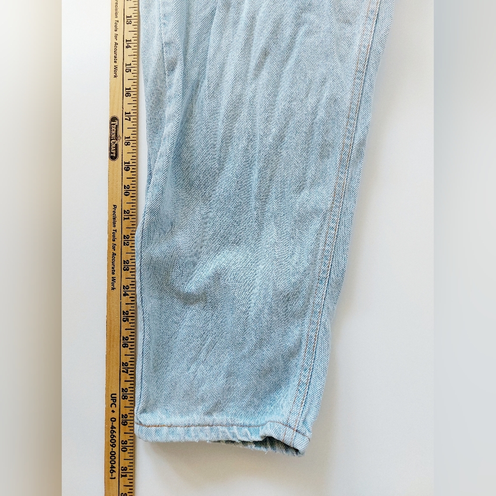 Light Wash Denim Vintage 80s Gitano Ultra High Waist Jeans "14 Average" 1980s‎ - Picture 9 of 10